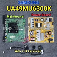 SAMSUNG UA49MU6300K POWER BOARD / MAINBOARD / WiFi + IR BN44-00807H BN41-02568A WCM730Q USED (TERPAK