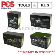 GENUINE Flying 6V 4.5Ah 12V 7.0Ah 12V 12Ah Rechargeable Lead Acid Battery  [6V/12V Bateri Asid Boleh