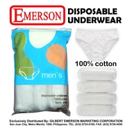 5pcs/set Disposable Cotton Underwear Brief for Men