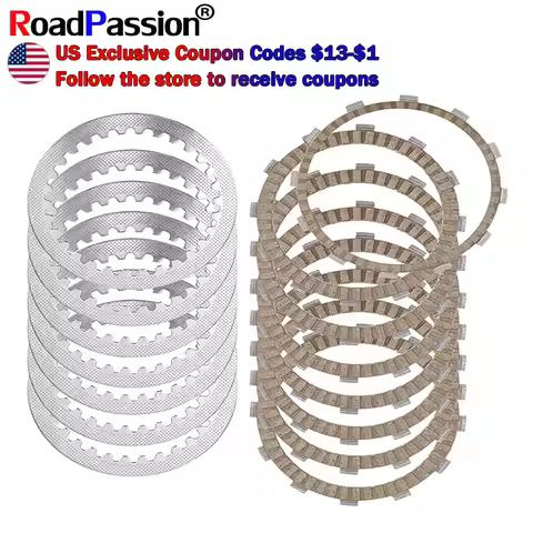 Motorcycle Clutch Friction Plates & Steel Plates Kit For HONDA ST1300 ST1300A 2003-2013 ST1300P ST13