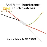 DIYMORE Table Lamp Touch Switch 3.7V 5V 12V 24V Dimmable DC 3-24V 1A Anti-Metal Specialized Touch Sw
