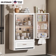 DR.STORAGE Wall-Mounted Cosmetic Storage Cabinet Bathroom Storage Box Simple Wall Mounted Skincare P