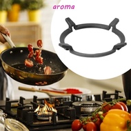 AROMA Wok Ring Cauldron Kitchen Gas Cooker Support Carbon Steel Round Pots Holder