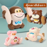 【Timeup】ลิงตีลังกา มีเสียง มีไฟ ตุ๊กตาล้มลุก ตุ๊กตาตีลังกา ตุ๊กตาวิ่งได้ ของเล่นเด็ก ตุ๊กตาเต้นได้ ฝึกคลาน ของเล่น