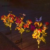 greatdream|  High-efficiency solar panel: The solar garden light is equipped with a large-area solar