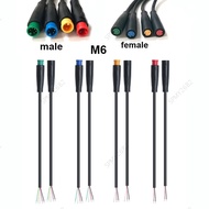 M6 2 3 4 5 Pin Waterproof Cable M-6 Solar Panel Terminal Mini Plug Signal Connecting Sensor 26CM Con