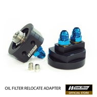 Works Engineering Universal Engine Oil Filter Relocate Adaptor Kit / Relocation Kit