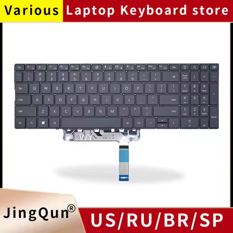 New RU/Russian Backlit Laptop Keyboard For HUAWEI Matebook D16 RLEF-16 RLEFG-16 KT0121C3BS45USA00
