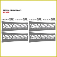 ◪ ♀ ﹊ Volk Racing Rays Engineering TE 37 Super Lap SL Mags Decals Rim Stickers