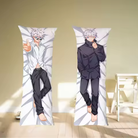 180cm Gojo Satoru Jujutsu Kaisen Dakimakura Anime Cosplay Hugging Body Cool Pillow Case Custom Doubl