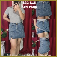 ◊☜ ✟ ◈ Size 31 & 32 Mini-Midi Denim Skirts