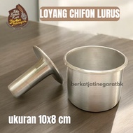 STRAIGHT CHIFFON PAN 10X8 CM / PAN DISASSEMBLY PAN/ CHIFON PAN PCS