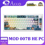 Akko MOD 007B เขา PC ความสุขของชีวิตสวิตช์แม่เหล็ก RGB แบบไร้สายแป้นพิมพ์อัตราการผสมเกสร8K Hz แท็บ M