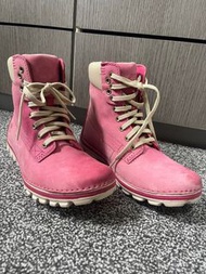 PINK TIMBERLAND BOOTS