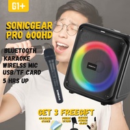 SonicGear Audiox PRO 600HD Portable Bluetooth Speaker with Phone Docking | Free Wireless Mic