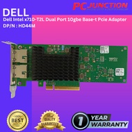 Dell Intel x710-T2L Dual Port 10gbe Base-t Pcie Adapter DP/N : HD44M