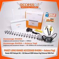 Paket Antena dan Router 4G Accessgo - ORIGINAL BERGARANSI Bigtronik