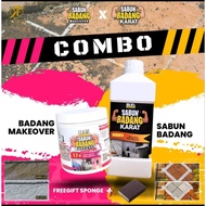 Pakej combo sabun Badang makeover + Sabun Badang Karat