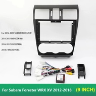 9 Inch Car Frame Fascia Adapter  For Subaru Forester XV WRX Levorg 2013-2018 Android Radio Dash Fitt