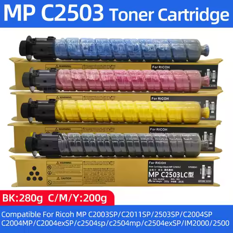 MPC2503 MP C2503 Toner Cartridge Compatible For Ricoh MPC2003 MPC2004 MPC2011 MPC2504 MP C2003SP C20