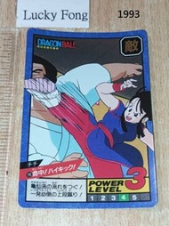 last 未撕過 1993 年版 90%新(閃面小花) 暗閃 芝芝 DragonBall Super Battle Power Level Part 5 Card No 196 龍珠 激鬥 閃卡 咭 