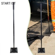 STARTIST SiaBiced Ground Tamper Tool Carbon Steel Ergonomic Handle Grip Compaction Levelling Paver