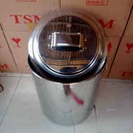 Dandang Bakso stenlis uk 32cm free centong stenlis/ panci  bakso/ dandang bubur/ oblong