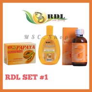 RDL SET #1 (Papaya Soap+Sunscreen | Cleanser 150ml | RDL #1 60ml)