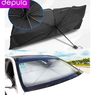 Qcj anti-Heat Protective Umbrella Car Windshield Umbrella Sunshade anti-Heat Car Umbrella