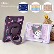 Cute IPad 10th 9th 8th 7th Gen Case with Pencil Holder for Kids Cartoon IPad Air Mini 1 2 3 4 5 6 Cover Silicone Shockproof Ipad Pro 11 10.5 9.7 10.9 10.2 Case with Pen Slot