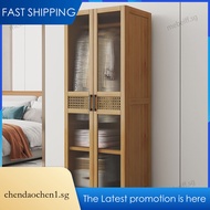 Bamboo Wardrobe Sturdy Economical Wardrobe Sliding Door Fresh And Odorless Wardrobe Glass Door Stora