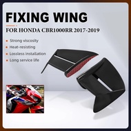 For Honda CBR1000RR  CBR1000 RR 2017-2019 ABS Motorcycle Wing Deflector Fixed Wing Spoiler Aerodynam