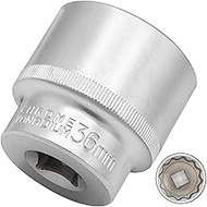 DAKCOS SW 36mm polytooth multi-tooth socket wrench set | 12 Side | 12.5mm (1/2") | CR-V