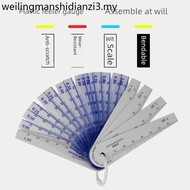 JST Opaque Plastic Feet Gauge Plastic Gap Gauge Thickness Gauge Plastic Feet Gauge Single Piece 0.05