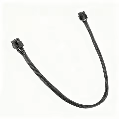 PCIe 8Pin 6+2Pin Sleeved Net 60CM, GPU Power Cable for Corsair RM750e RM850e RM1000e RM-e Series Typ