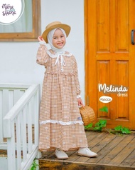 Gamis Anak perempuan melinda motif bunga / Dress anak muslim