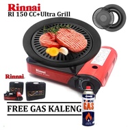 Kompor Portable Kompor Camping Rinnai RI 150 CC + Ultra Grill