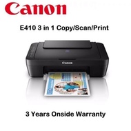 Canon PIXMA E410 All-In-One Colour Printer (Print,Scan,Copy)