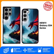 Case Casing Samsung Galaxy S25 S24 S23 S22 S21 Ultra Plus FE 5G Dragon Art YDH0114