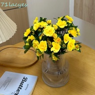 LACYES Artificial Azalea Flowers Branches, Fake Flowers Simulation Plant Simulation Azalea Floral, F