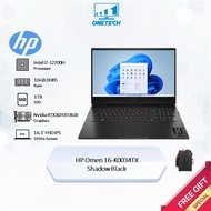 HP Omen 16-K0034TX Gaming Laptop - Shadow Black (16.1" QHD 165HZ/i7-12700H/16GB/1TB SSD/RTX3070TI 8GB/W11/2YR)