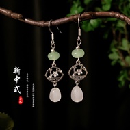 Chinese Style Long Tassel Earrings for Women Elegant Vintage Antique Hanfu Drop Earrings Summer Earrings Women