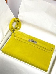 Hermes Kelly Elan Jaune de Naples doblis PHW W