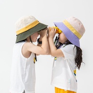Outdoor Kids Hat Summer Girl Sun Protection Hat Baby Fisherman Hat Quick-Drying Boys Bucket Hat UV Protection Spring &amp; Fall