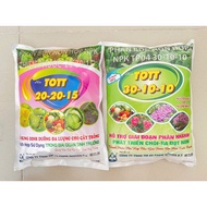 Combo TOTT 30-10-10 Fertilizer 1kg + TOTT 20-20-15 Fertilizer 1kg