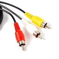 EM 1.5 Meters Svideo 4Pin Male To 3Rca Male Plug Video Cable 3