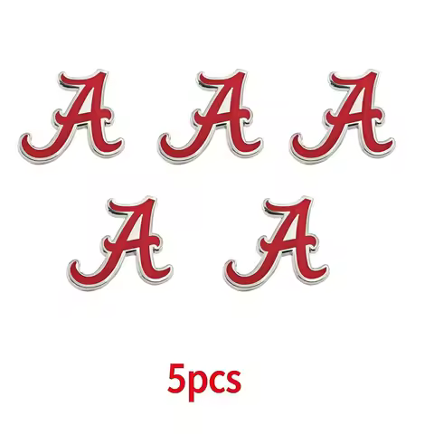Alabama Crimson Tide Enamel Pin NCAA College Football Team Logo Brooch Retro Crimson Letter A Badge 