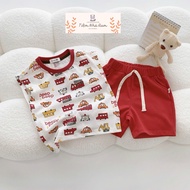 Lovely Car Printed Tanktop Set for Children 8-25kg [BM10]