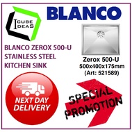 BLANCO ZEROX 500-U STAINLESS STEEL SINK