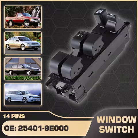 Master Power Window Switch Button For Nissan Navara Sentra Altima Xterra 1998-2004 Subaru Baja Legac